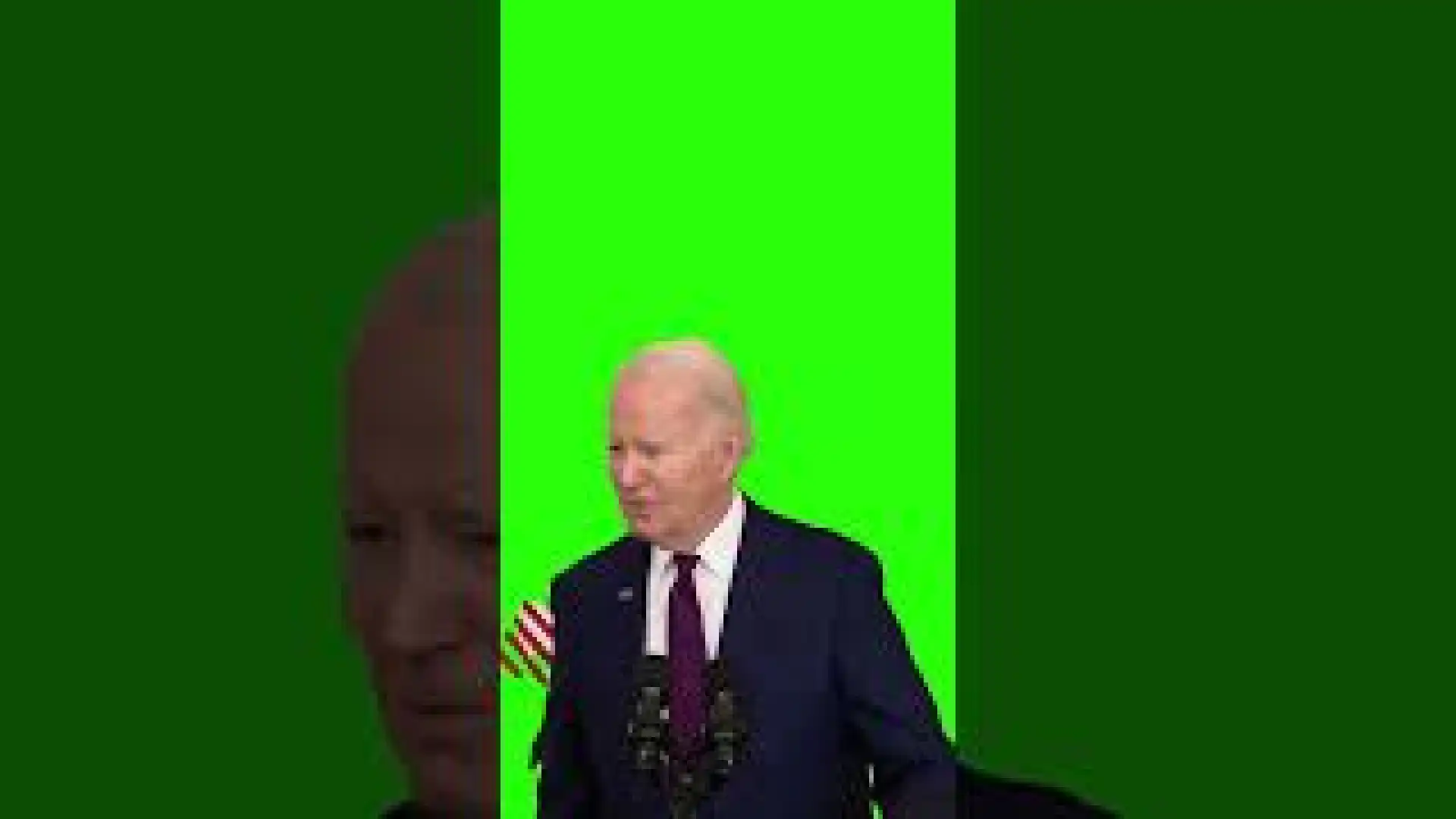 Biden Starts Yelling About The Blood Of Liberty Green screen