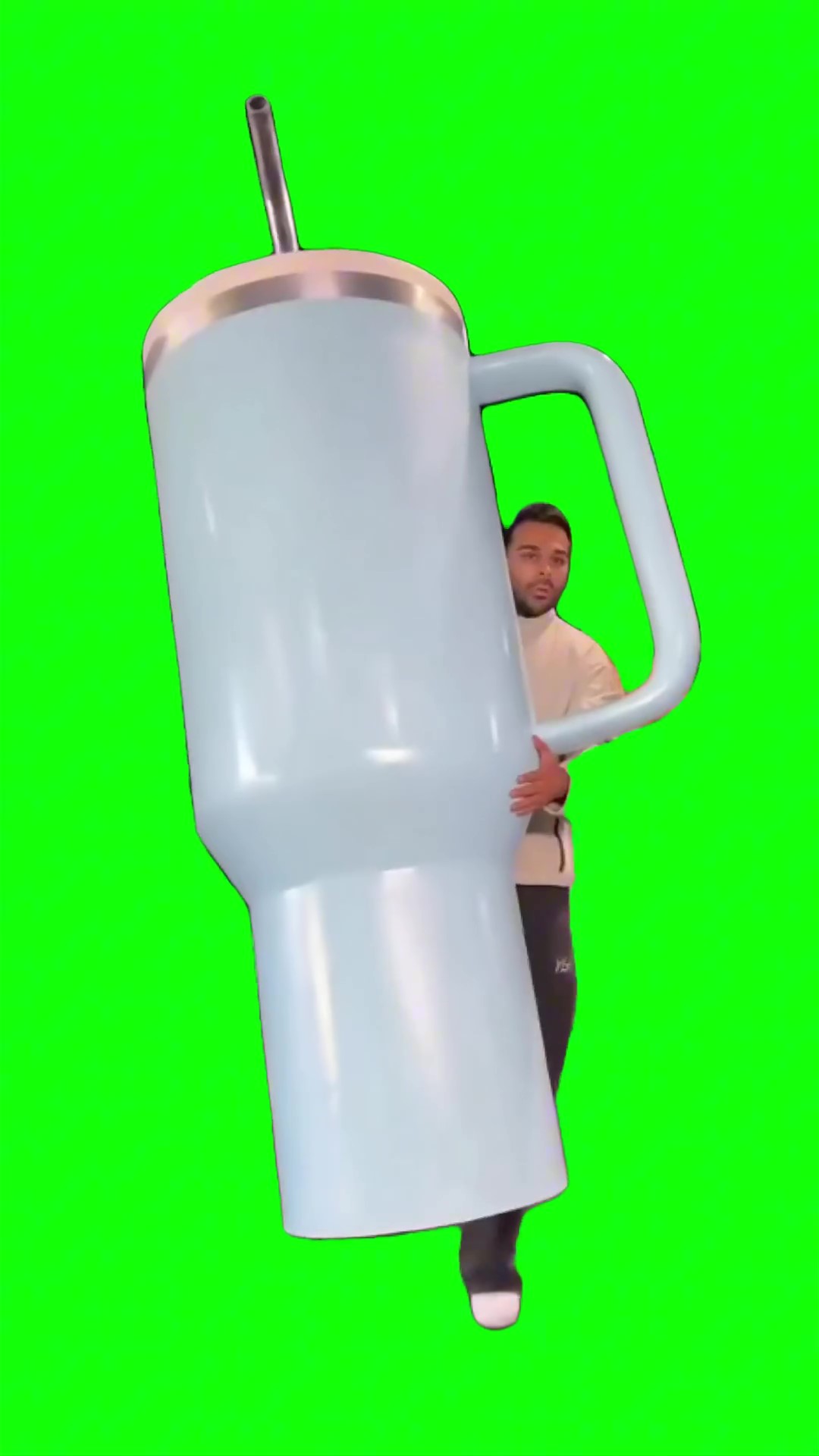 Big Sippy Cup Green Screen Meme