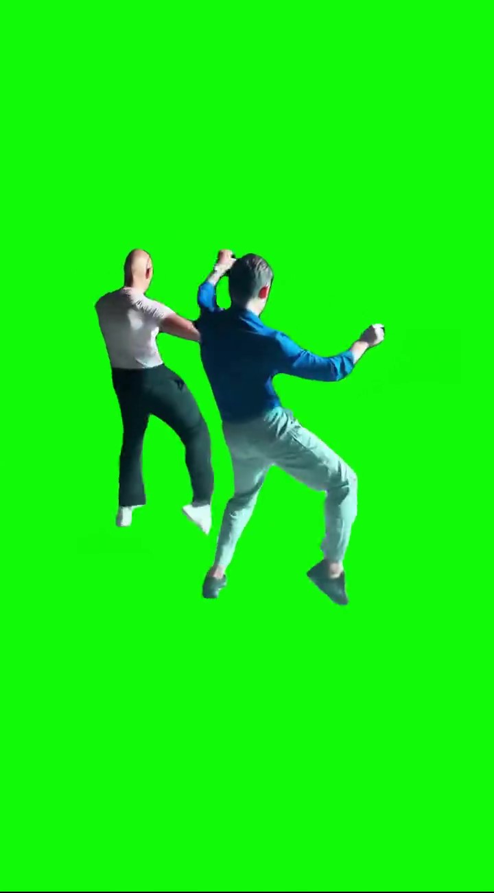 Blue Shirt Guy & Bottom G Green Screen