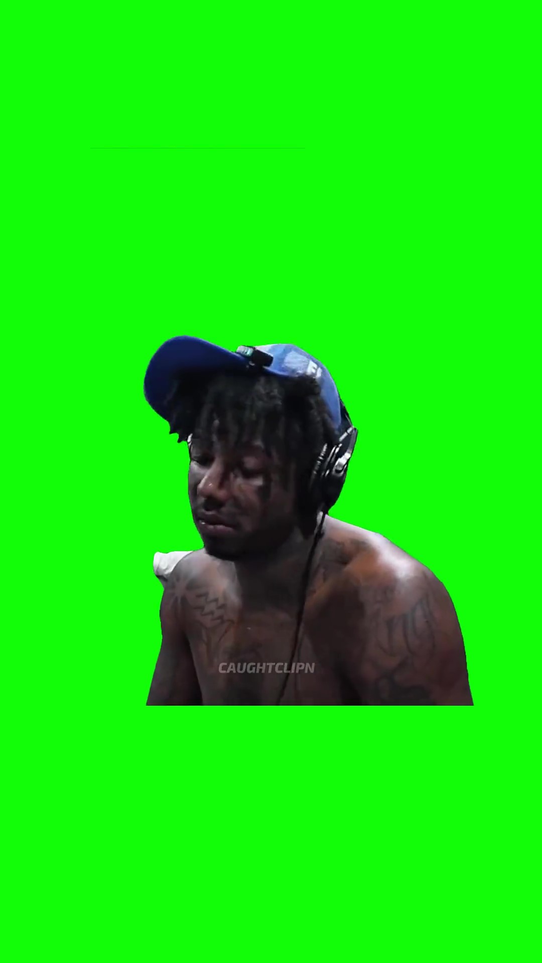 blueface mumbling Green Screen Meme
