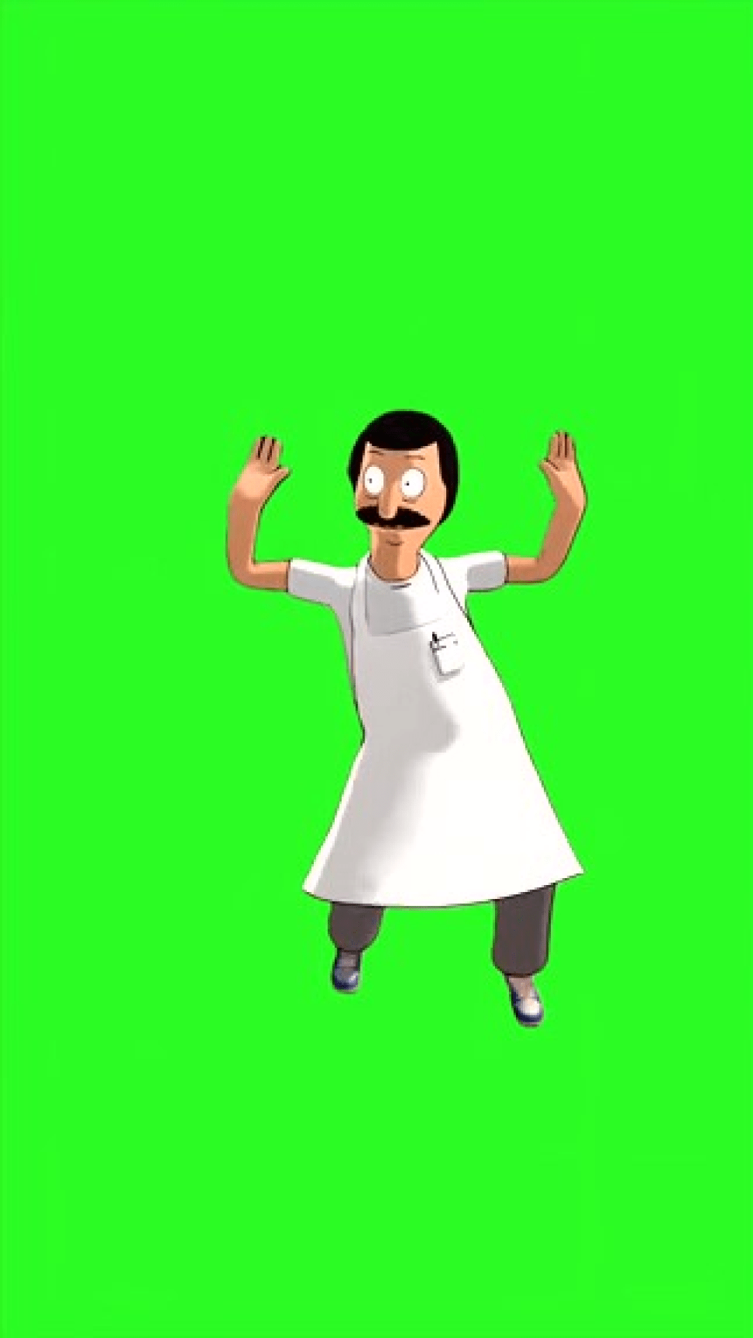 Bobs burger Fortnite Emotes shake it to the max Meme Green Screen