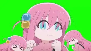 Bocchi The Rock Mumumumumu Hitori Green Screen