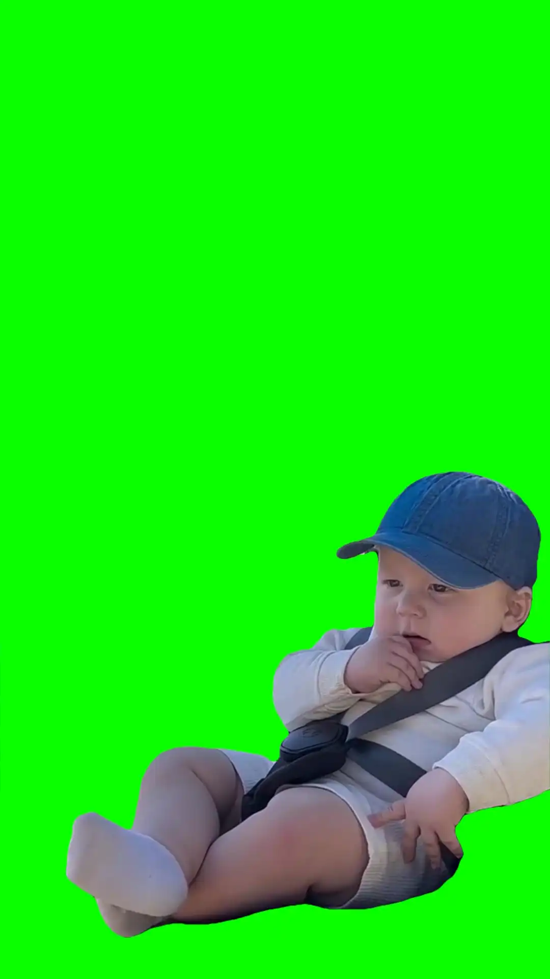 Boss baby chilling Green screen