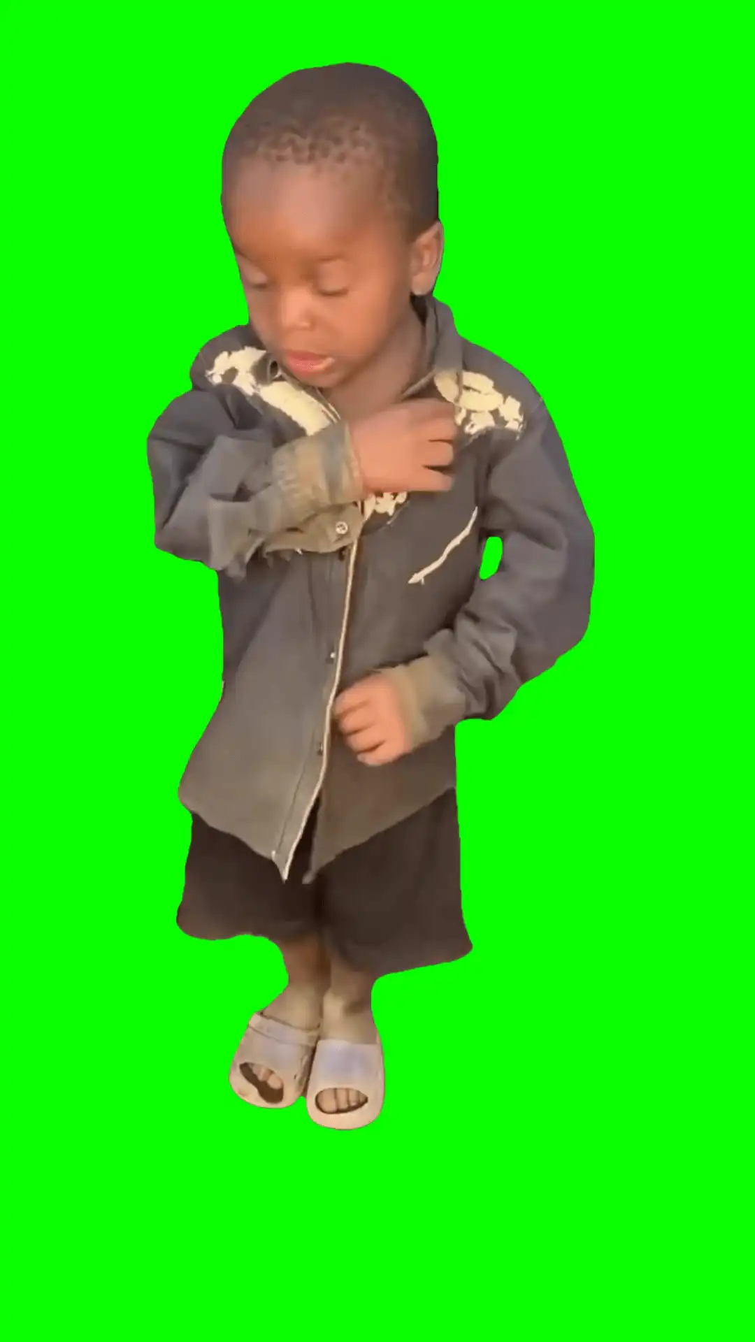 Boy dancing meme green screen