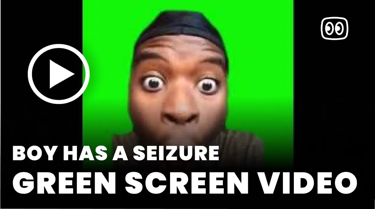 Boy has a seizure Green Screen