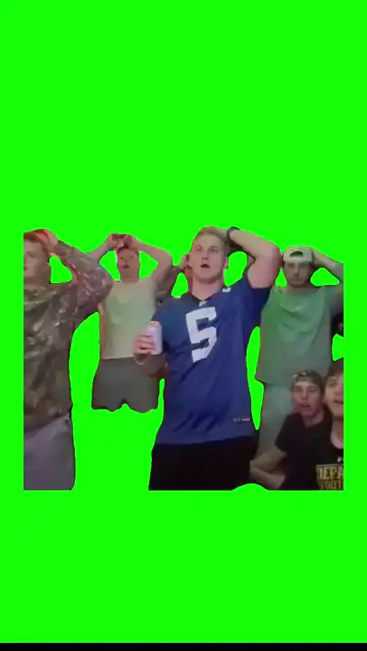 BOYS ARE SHOCKED green screen