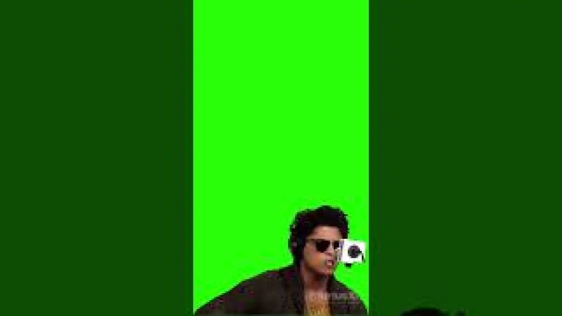 Bruno Mars Can I just stay here Green screen