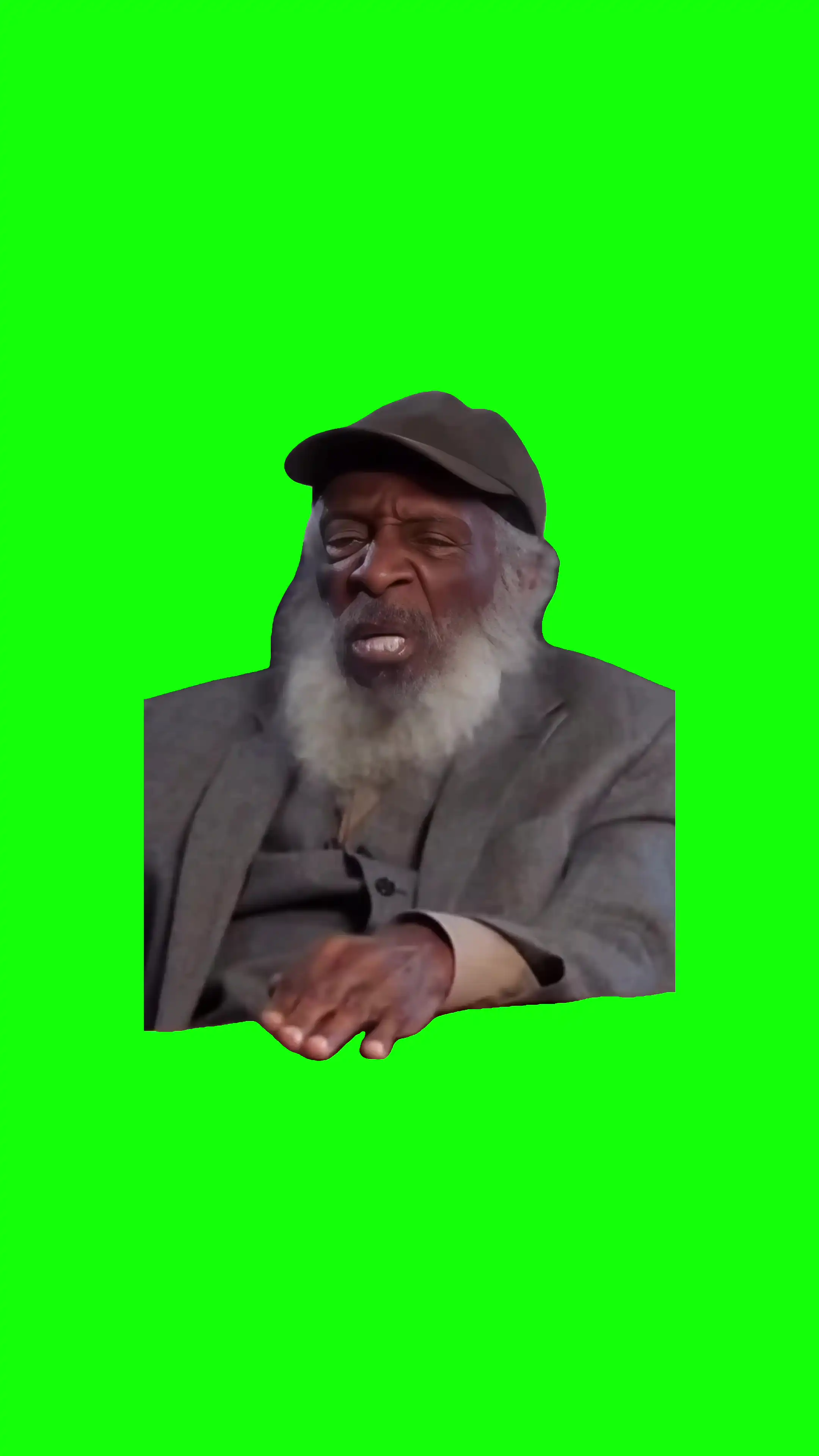 Can you stfu man! Meme Green screen