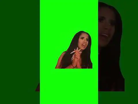 Cardi B Oh My God What Is That Green Screen