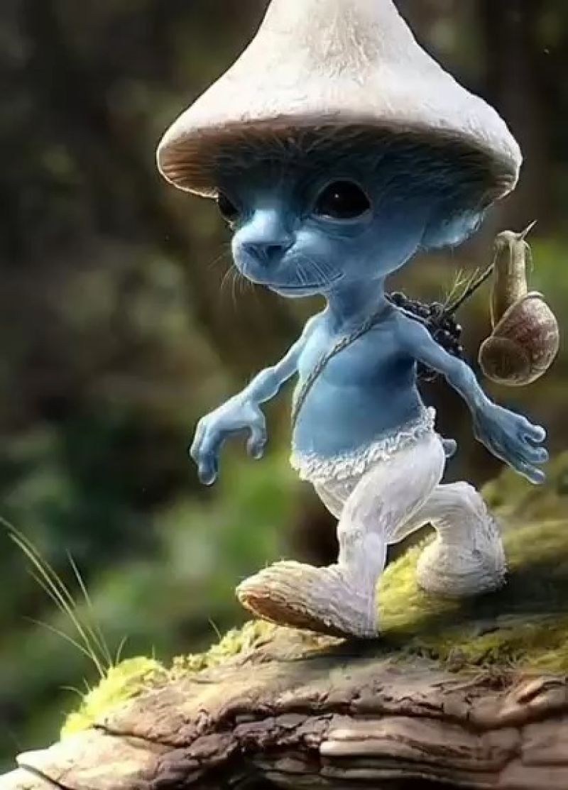 Cat SMURF Meme