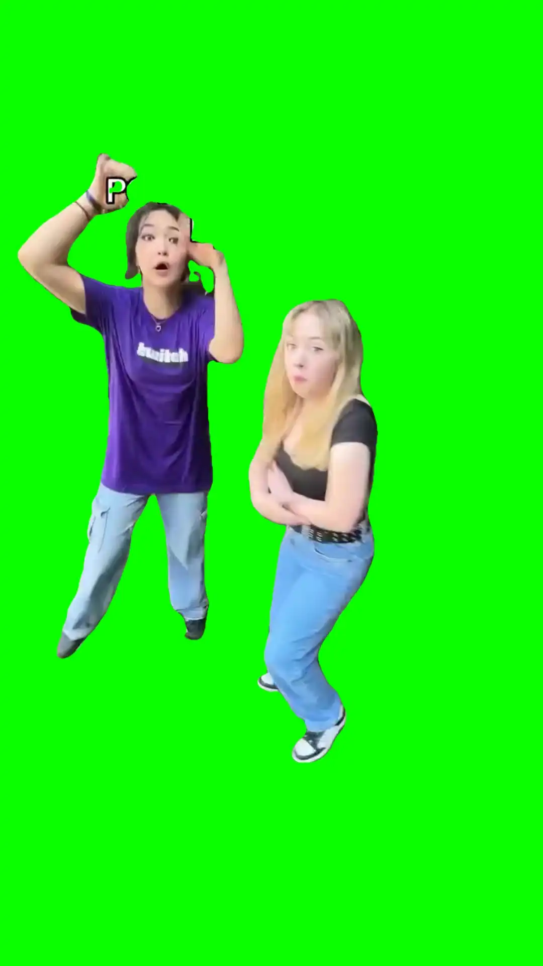 Catcalled by gooners green screen