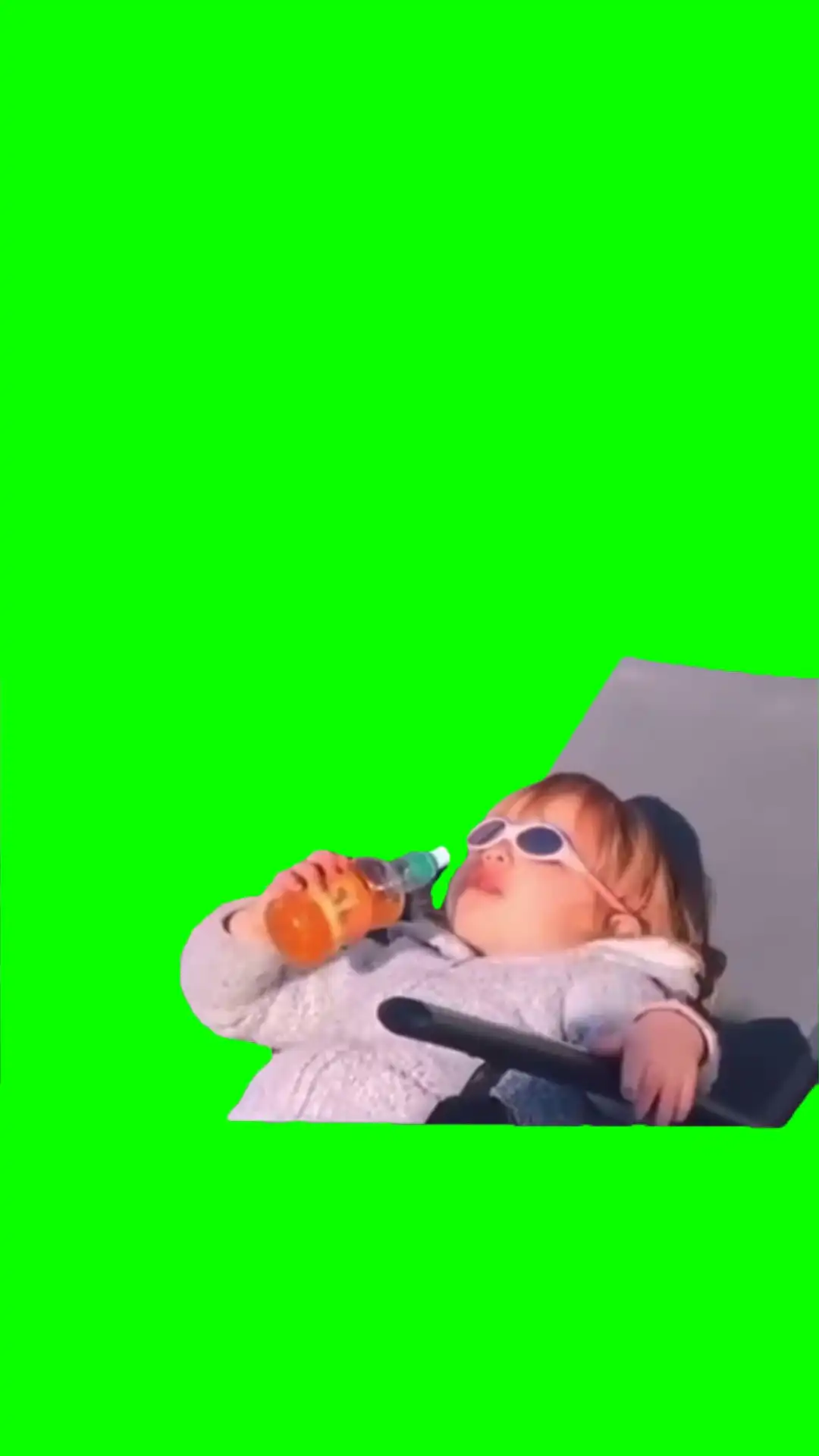 Catching vibes meme green screen