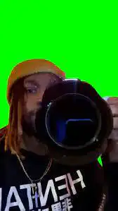 Caught In 4K Meme Green Screen