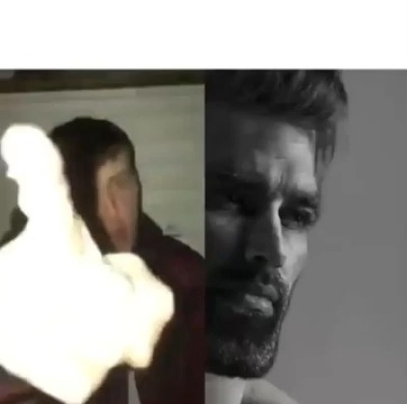 Chad Vs Virgin Meme Template