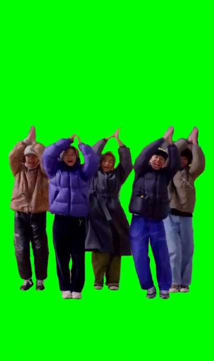 Chicken banana Meme Green Screen