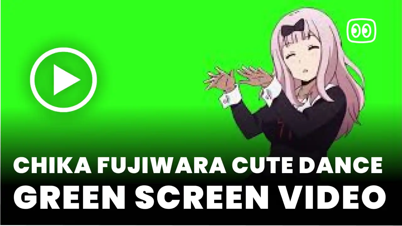 Chika Fujiwara Cute Dance Green Screen