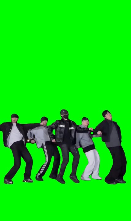 Chinese dance trend green screen