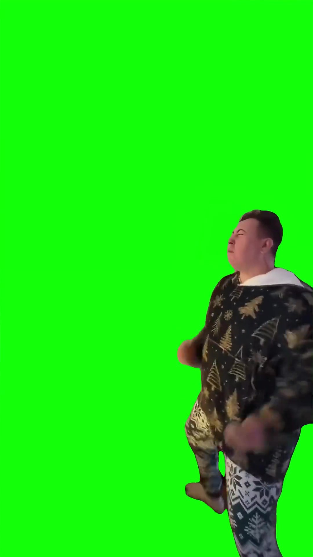 Christmas is back Green Screen Meme