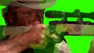 Chuck norris meme Green Screen