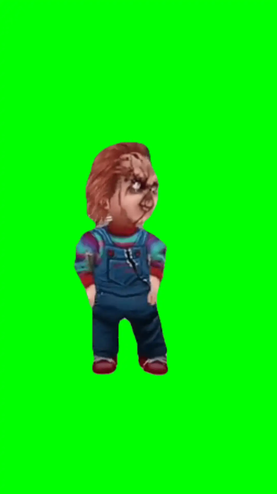Chucky dancing meme green screen