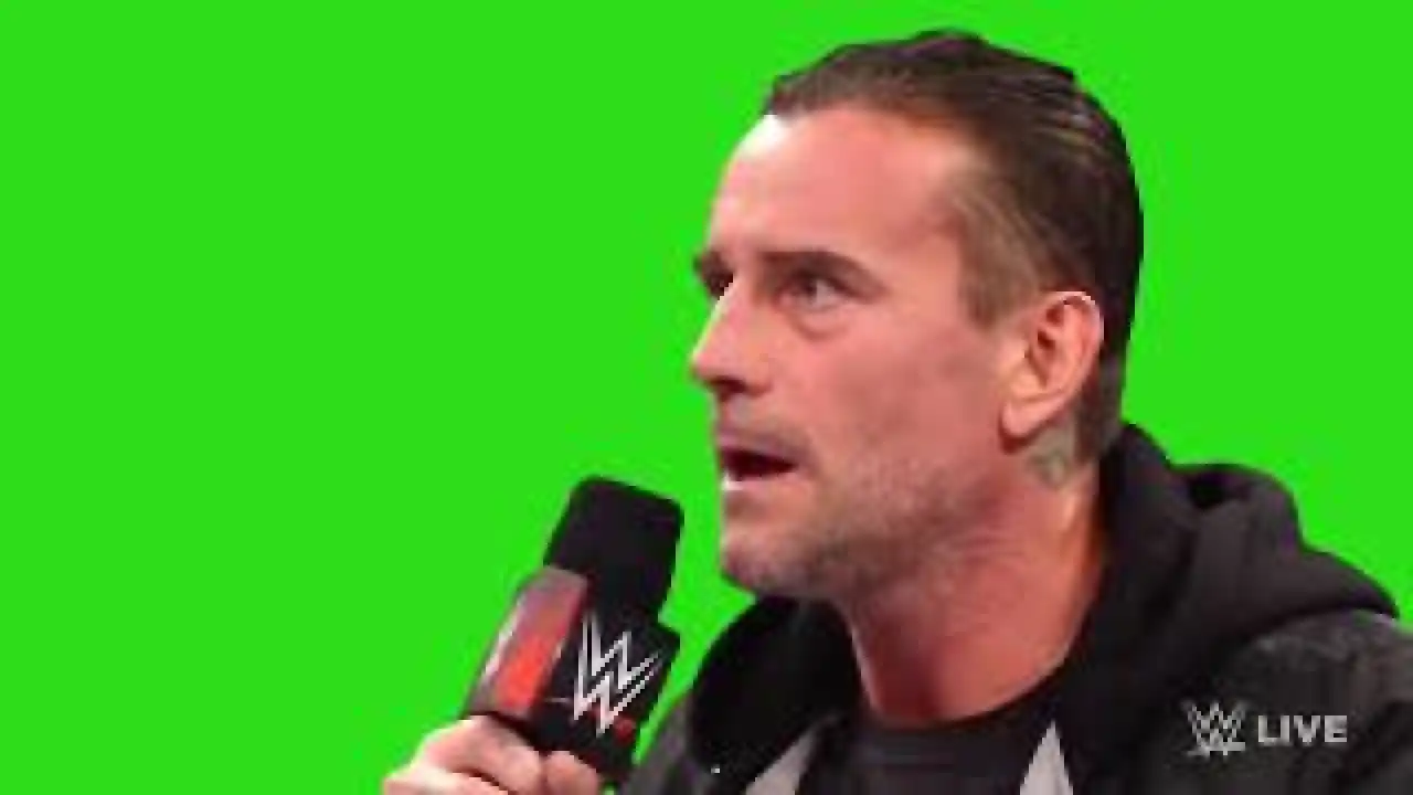 CM Punk ‘Im not a demon Green screen