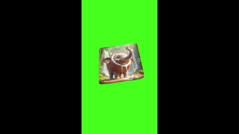 Cocofanto Elefanto Italian Brainrot Green Screen Meme Video