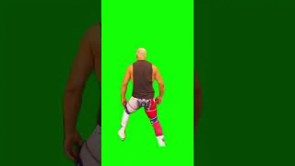 Cody Rhodes funny walk green screen
