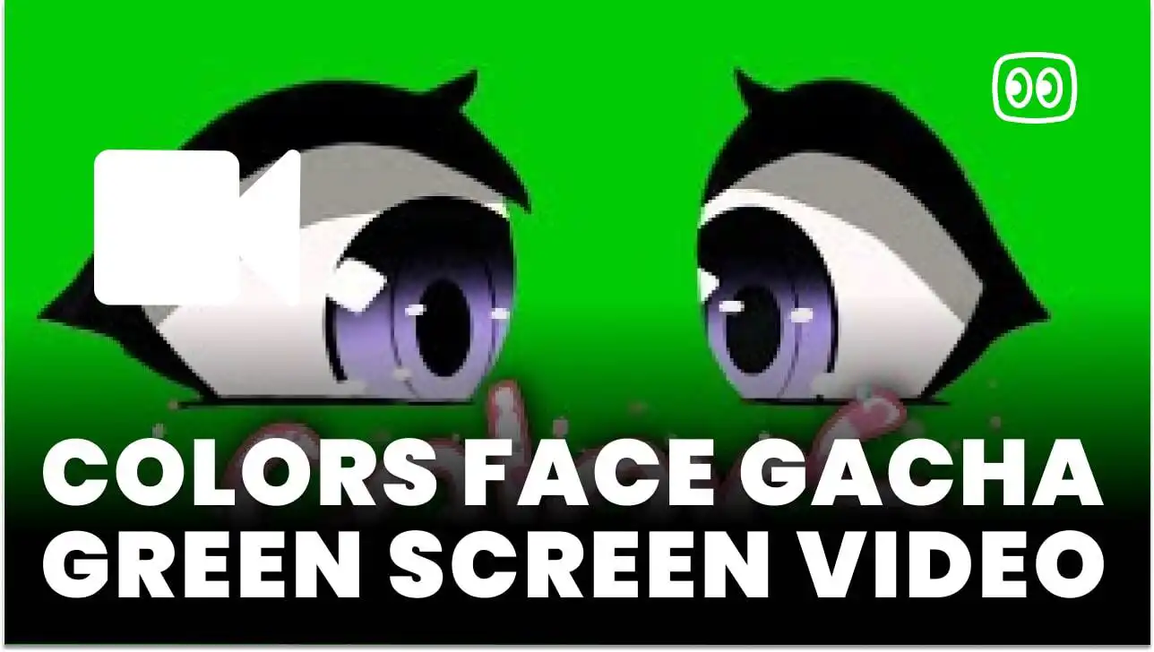 Colors face gacha Green Screen