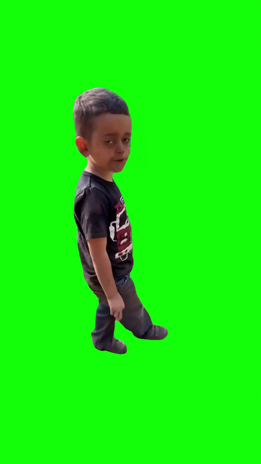 Come over its a surprise Green Screen Meme
