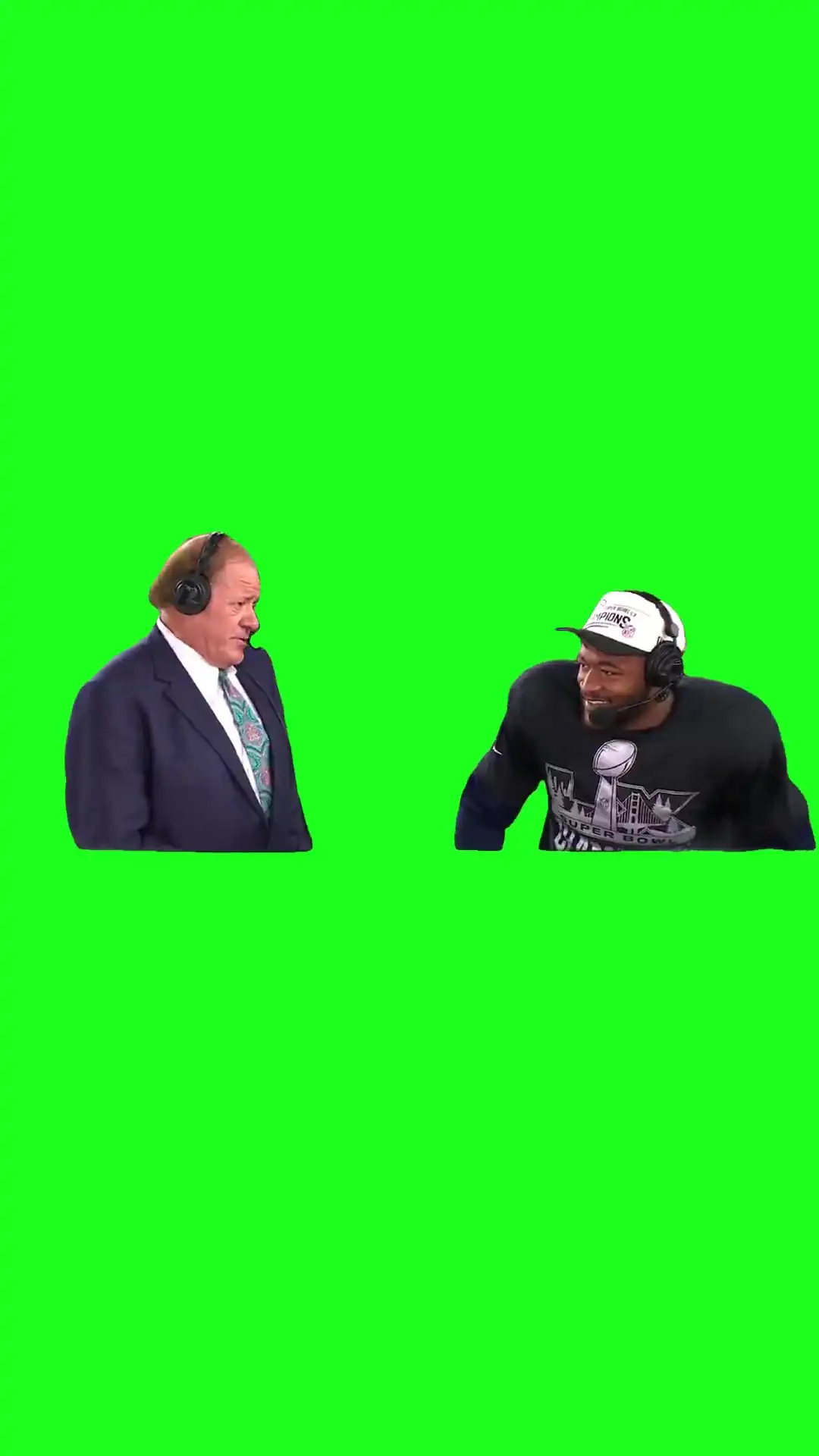 Congratulations 11 tackles Green Screen Meme