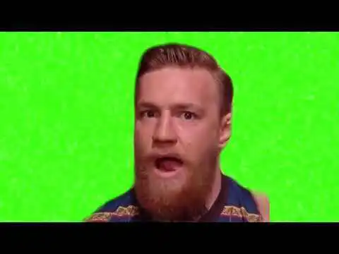 Conor McGregor green screen