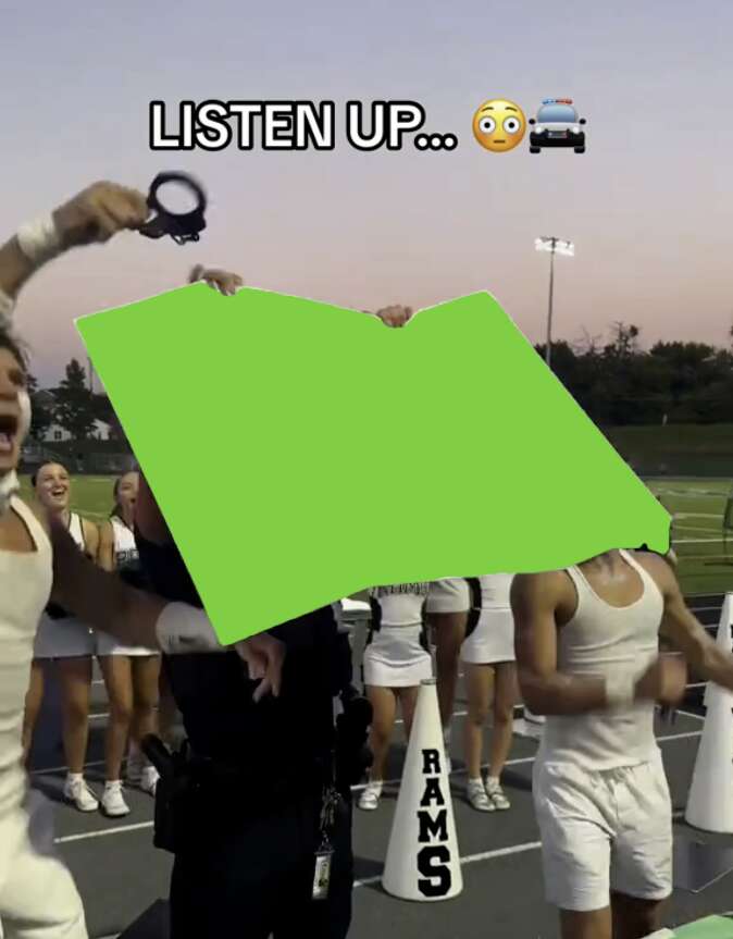 Cop holding up a sign Meme Green Screen