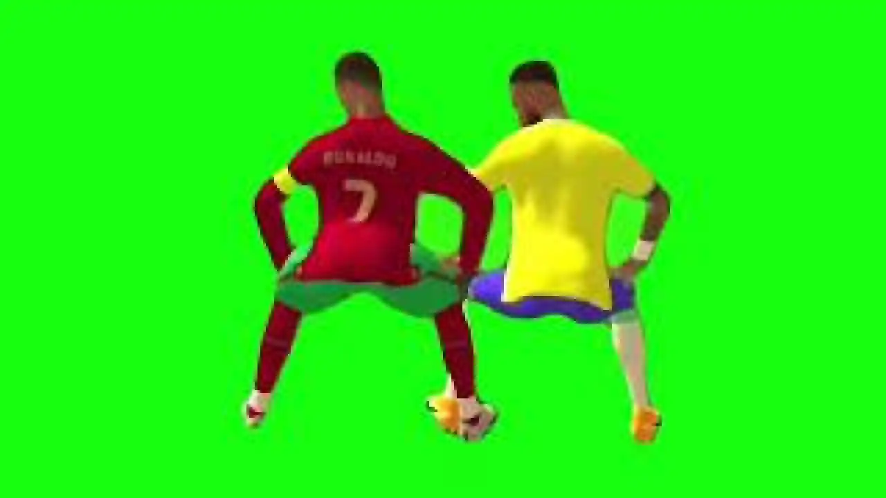 ⚽ CR7 Neymar Messi Green Screen