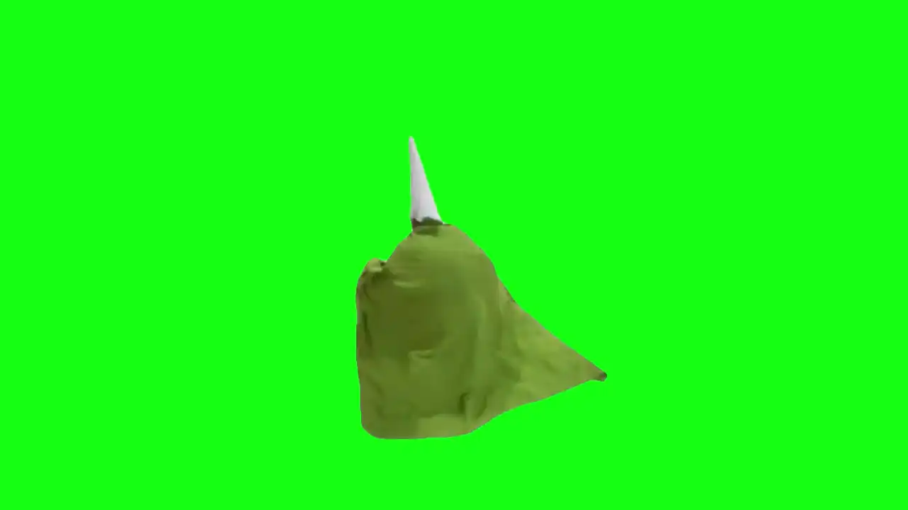 Crawly wizard meme Green Screen