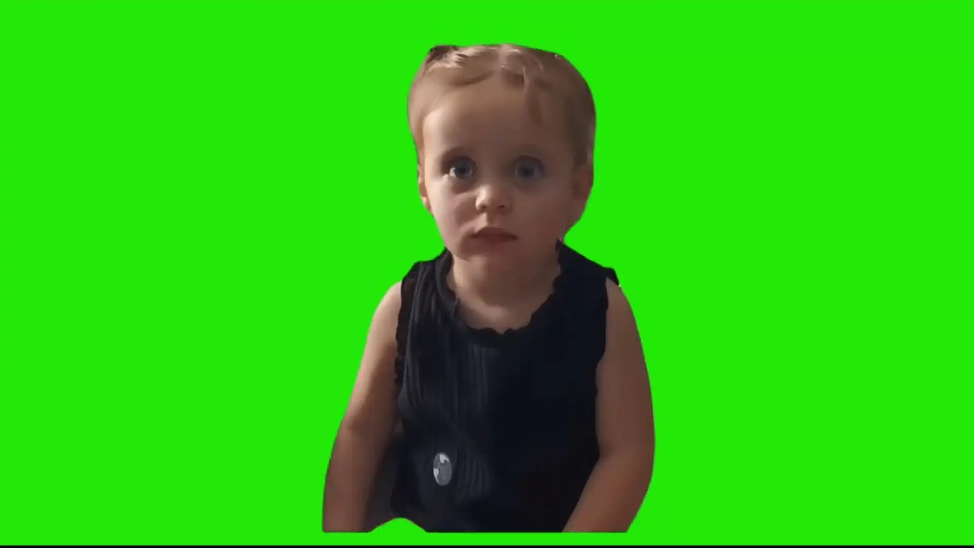 Creepy starring green screen