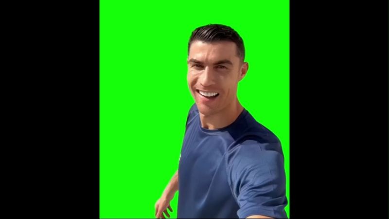 Cristiano Ronaldo I Wanna Share Something With You Green Screen Memes