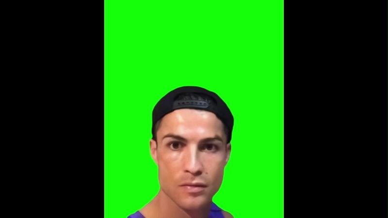 Cristiano Ronaldo Showing Around Green Screen Memes