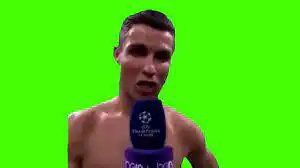 Cristiano Ronaldo SIUUUU Green Screen