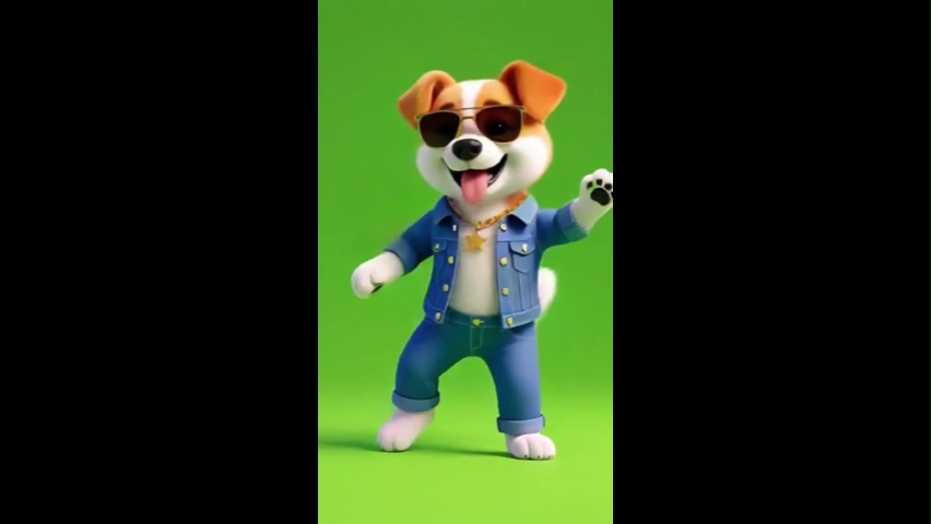 Cute Dog Dancing Crazy Green Screen Memes