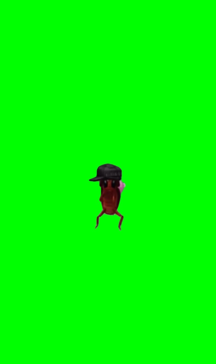Dancing cockroach Meme Green Screen
