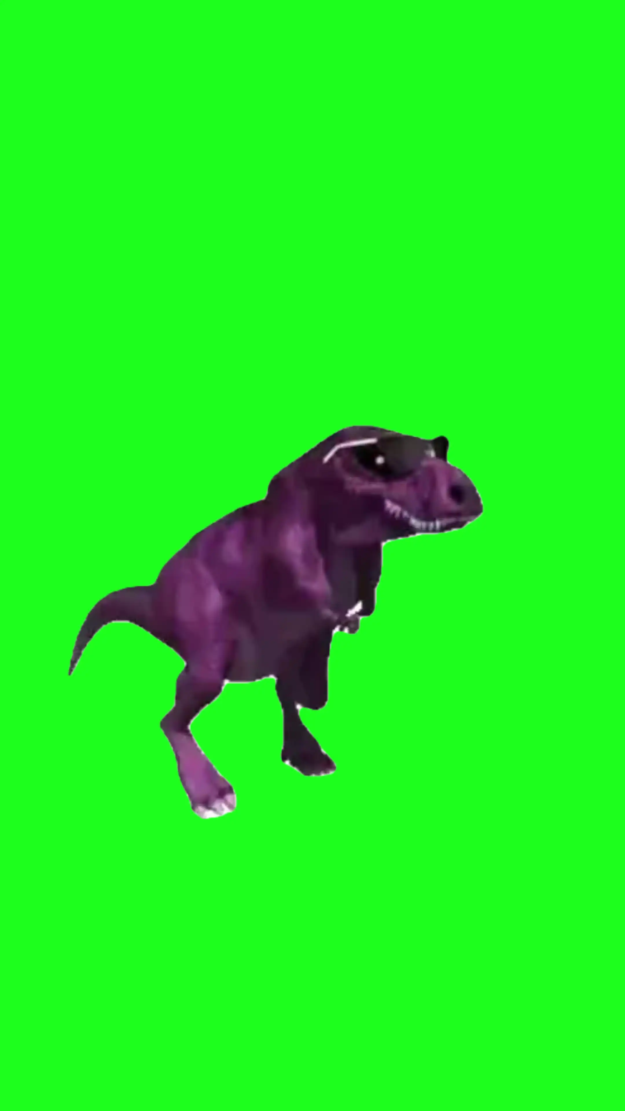 Dancing dinosaur Green Screen