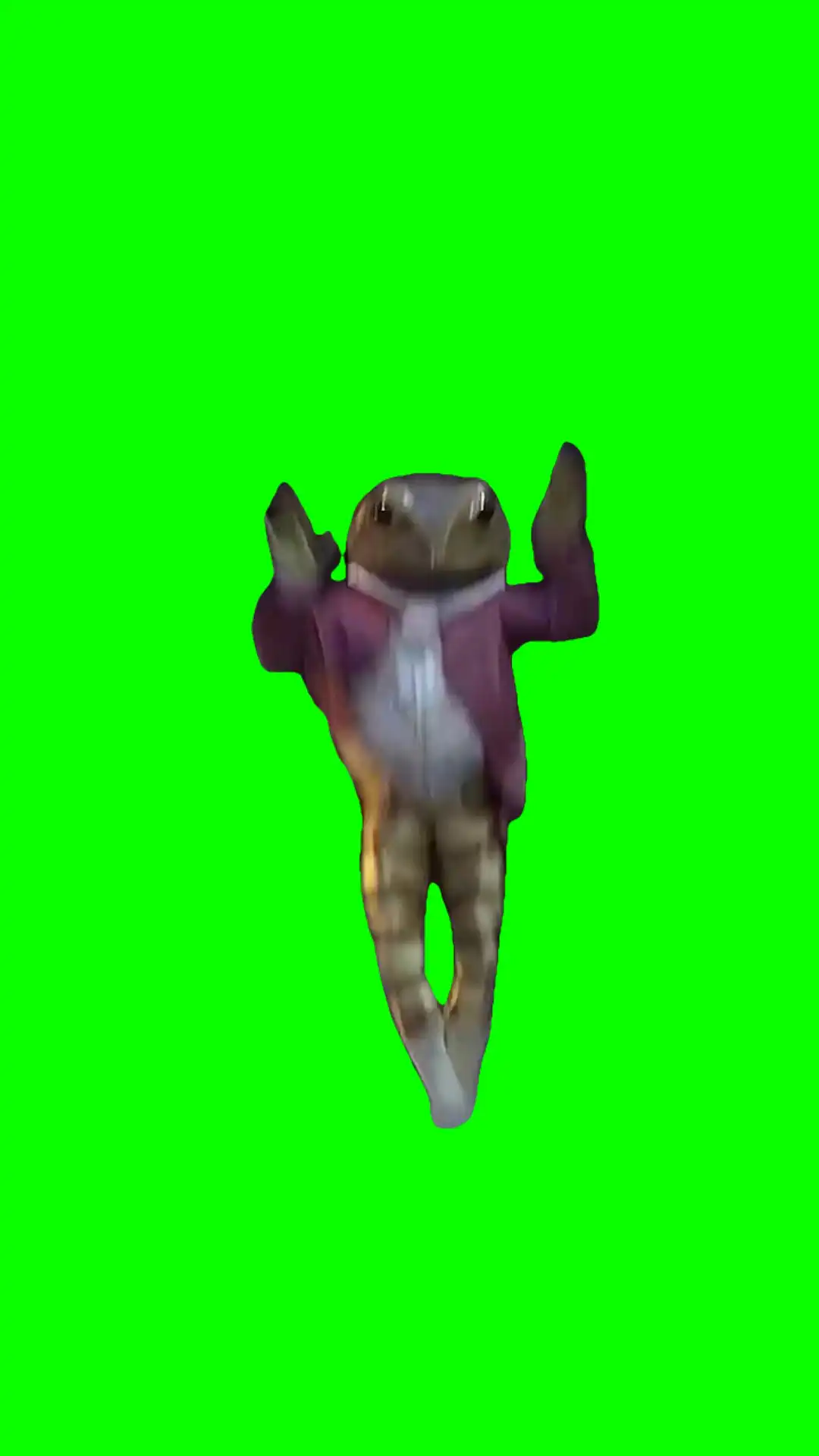 Dancing frog meme Green screen