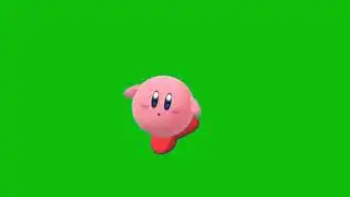 Dancing Kirby Green Screen