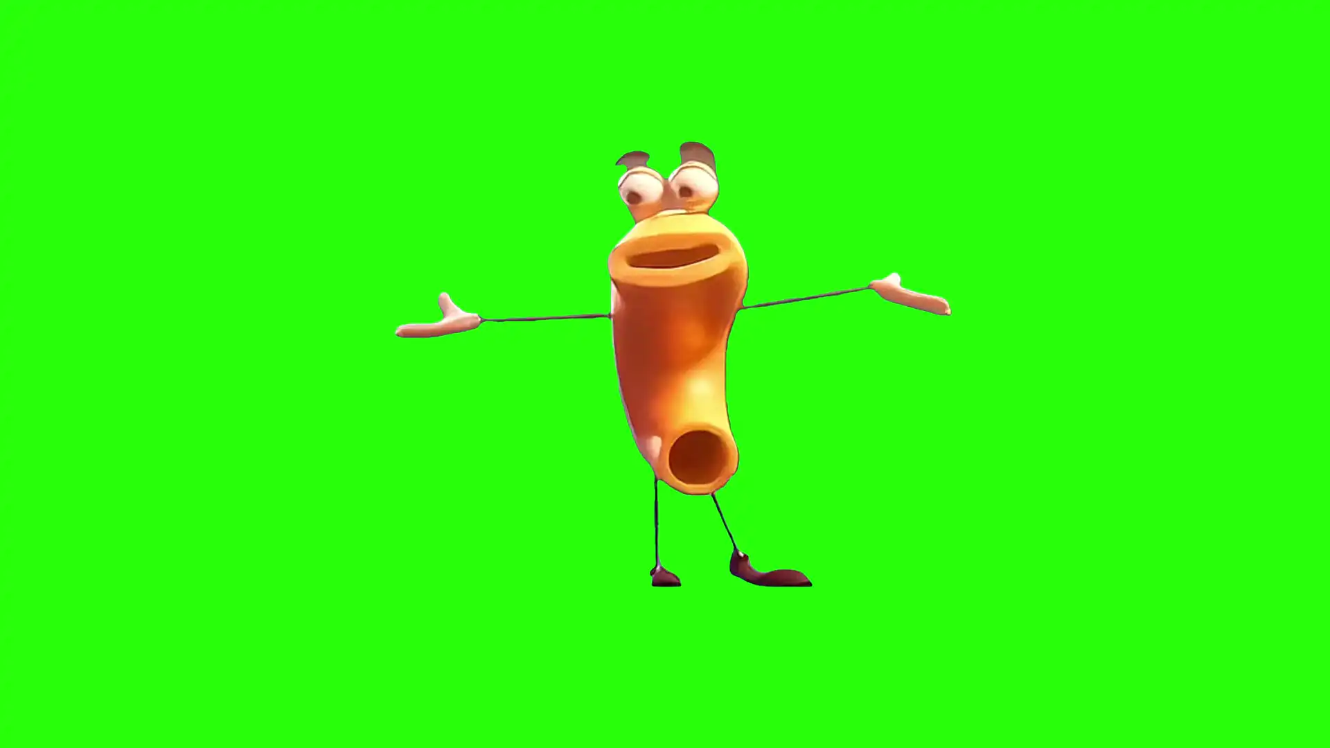 dancing macaroni Green screen