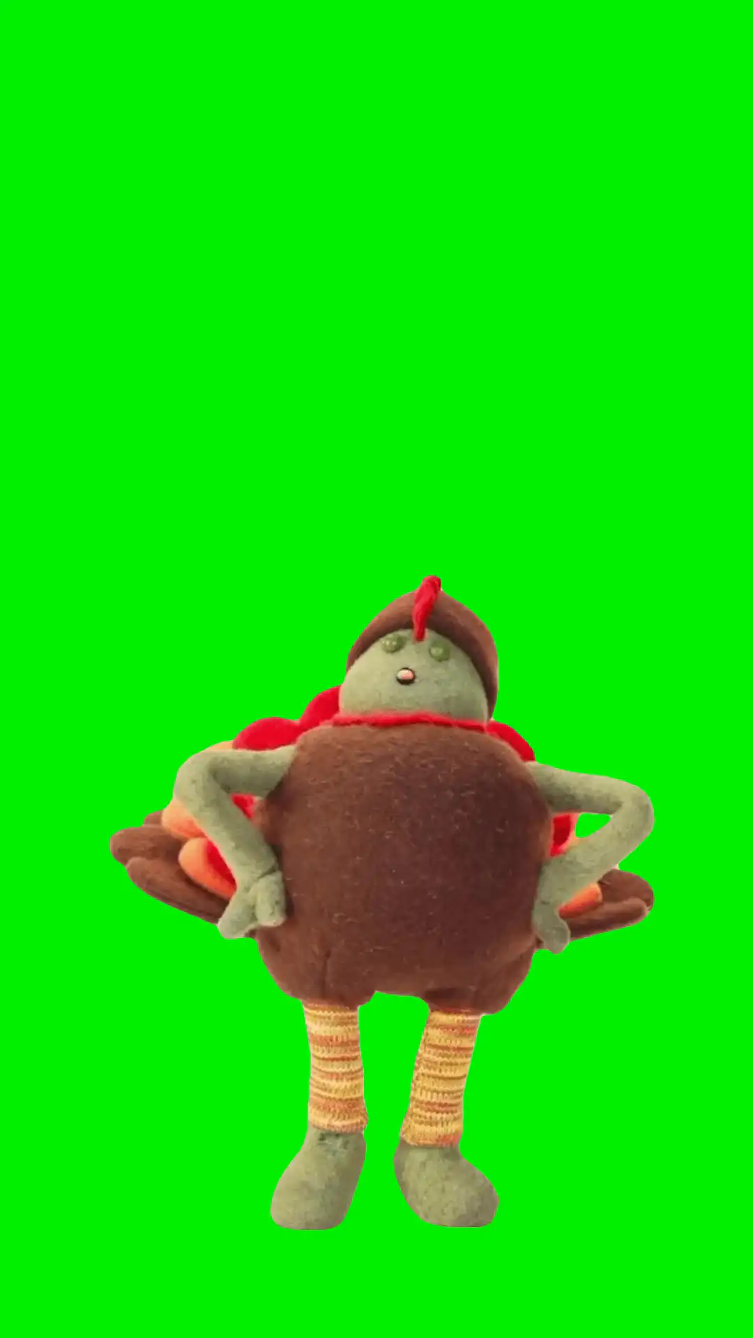 Dancing Turkey meme green screen