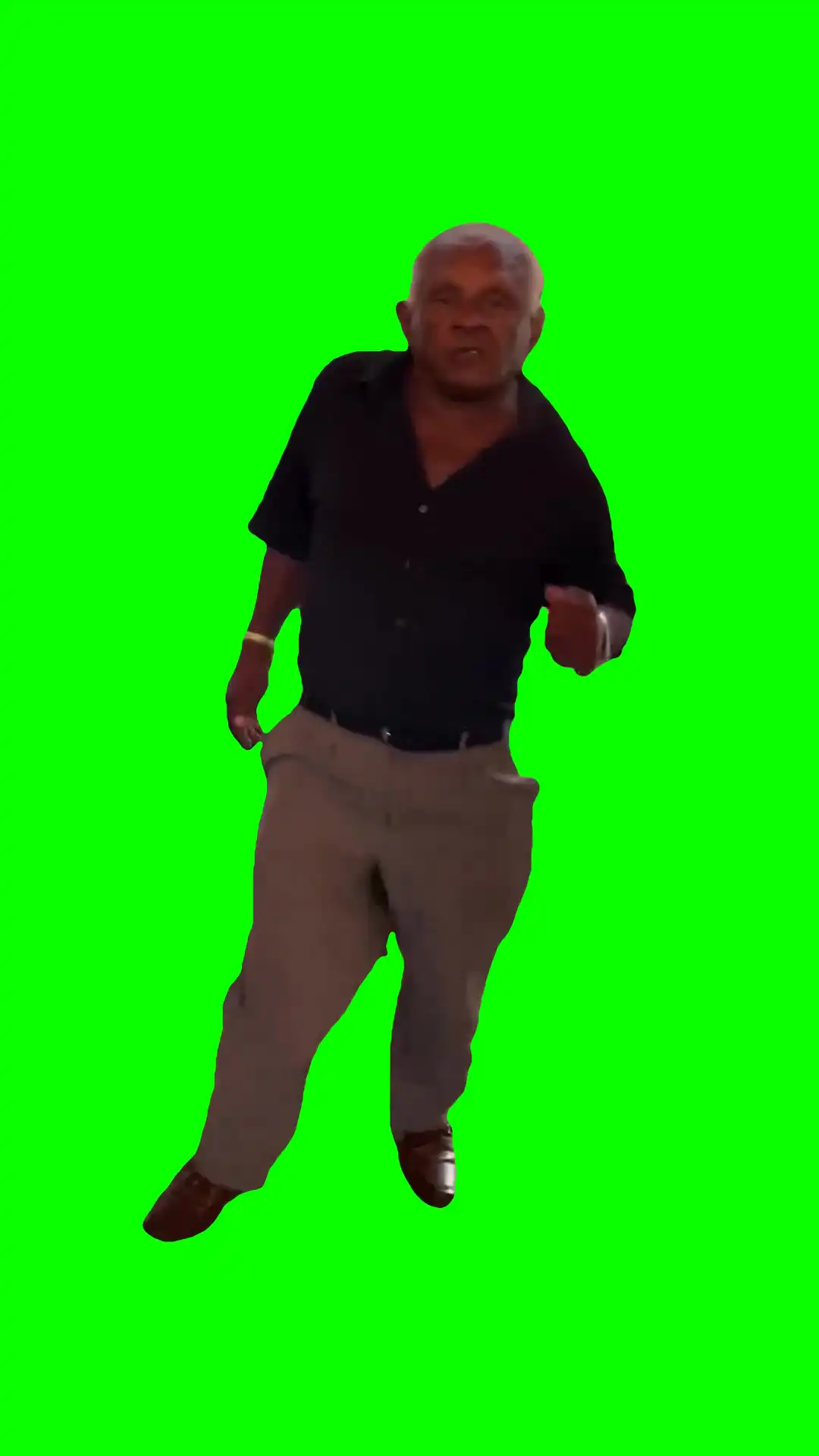 Dancing uncle Green screen