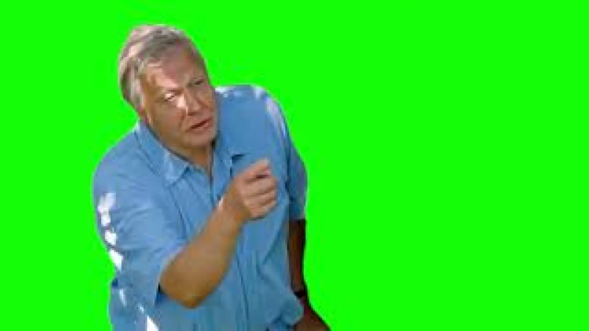 David Attenborough This Extraordinary Creature is Half Blind Half Deaf green screen