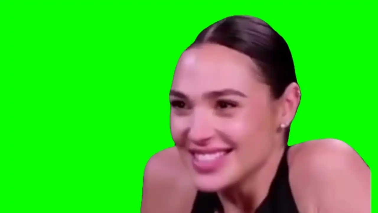 Diana prince spits green screen