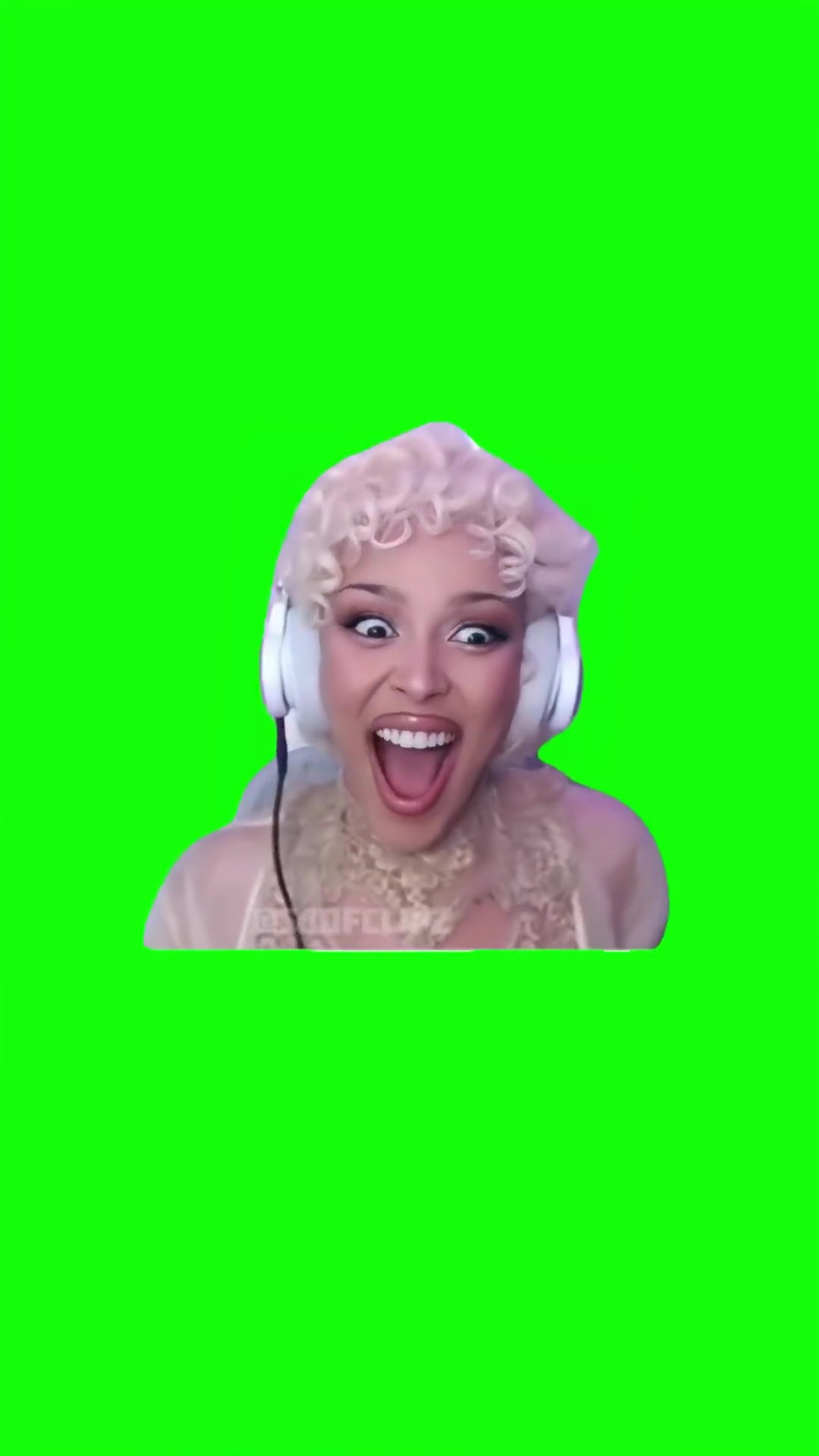 Doja cat Tism Attack Green Screen Meme