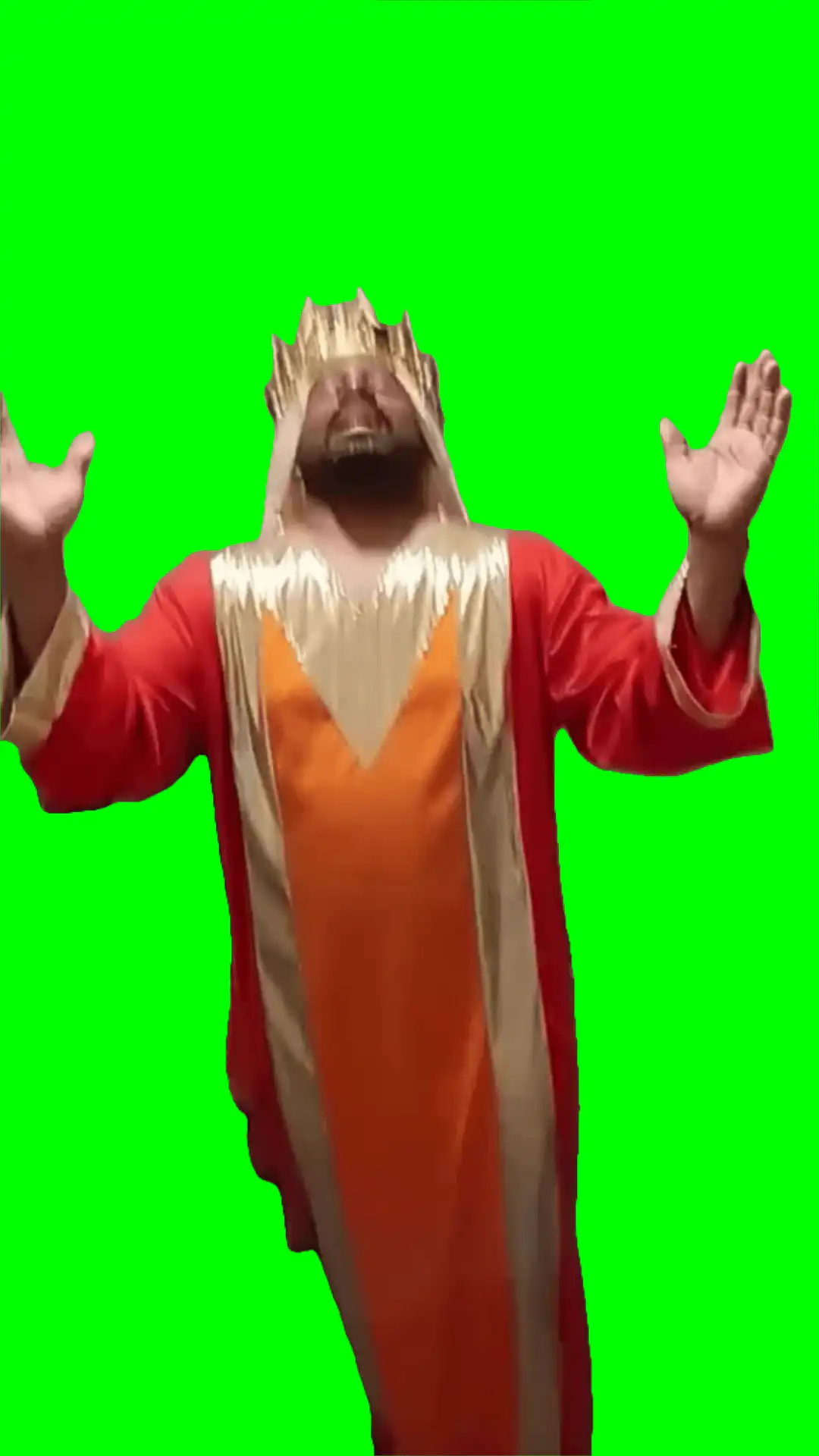 Don Pollo Salamalaykum meme green screen